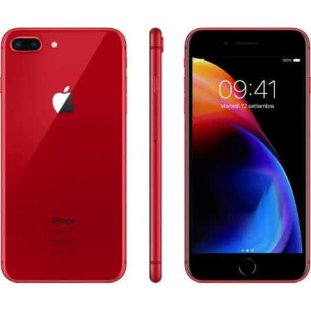 Apple iPhone 8 Plus 64 GB RED, used, class B, light 12 months, VAT