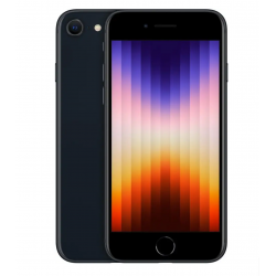 Apple iPhone SE 2022 64GB Midnight, Klasse A-, gebraucht, 12 Monate gültig, Mehrwertsteuer nicht abzugsfähig
