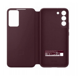 Samsung Flip case Clear View for Samsung Galaxy S22+ Burgundy