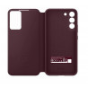 Samsung Flip case Clear View for Samsung Galaxy S22+ Burgundy